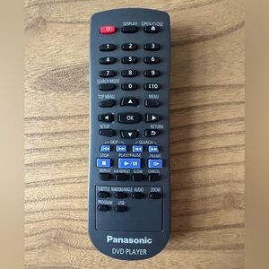 Panasonic DVD Remote Control N2QAYA000080 For Player DVD-S700 DVD-S500 *UNTESTED